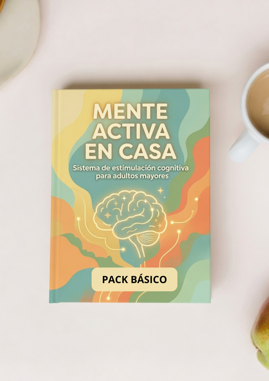 PACK BÁSICO: Sistema de estimulación cognitiva para adultos mayores