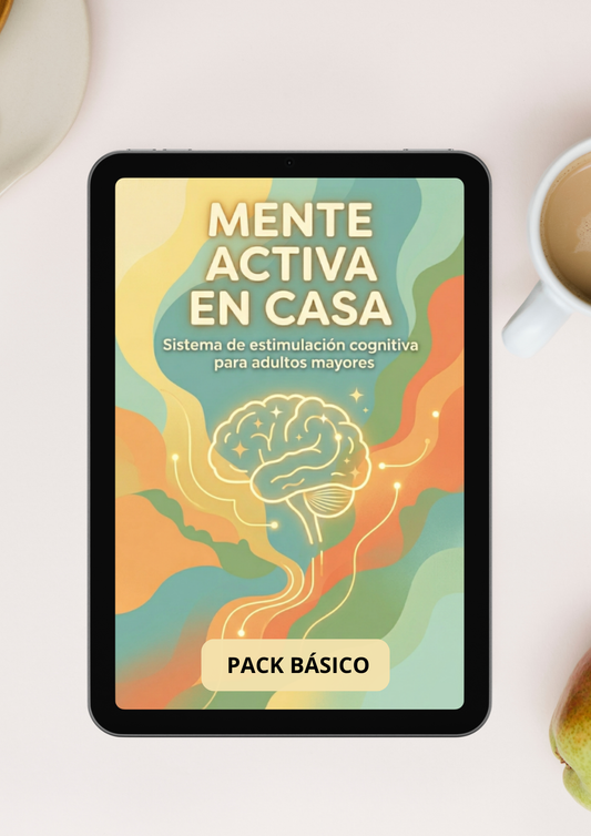 PACK BÁSICO: Sistema de estimulación cognitiva para adultos mayores