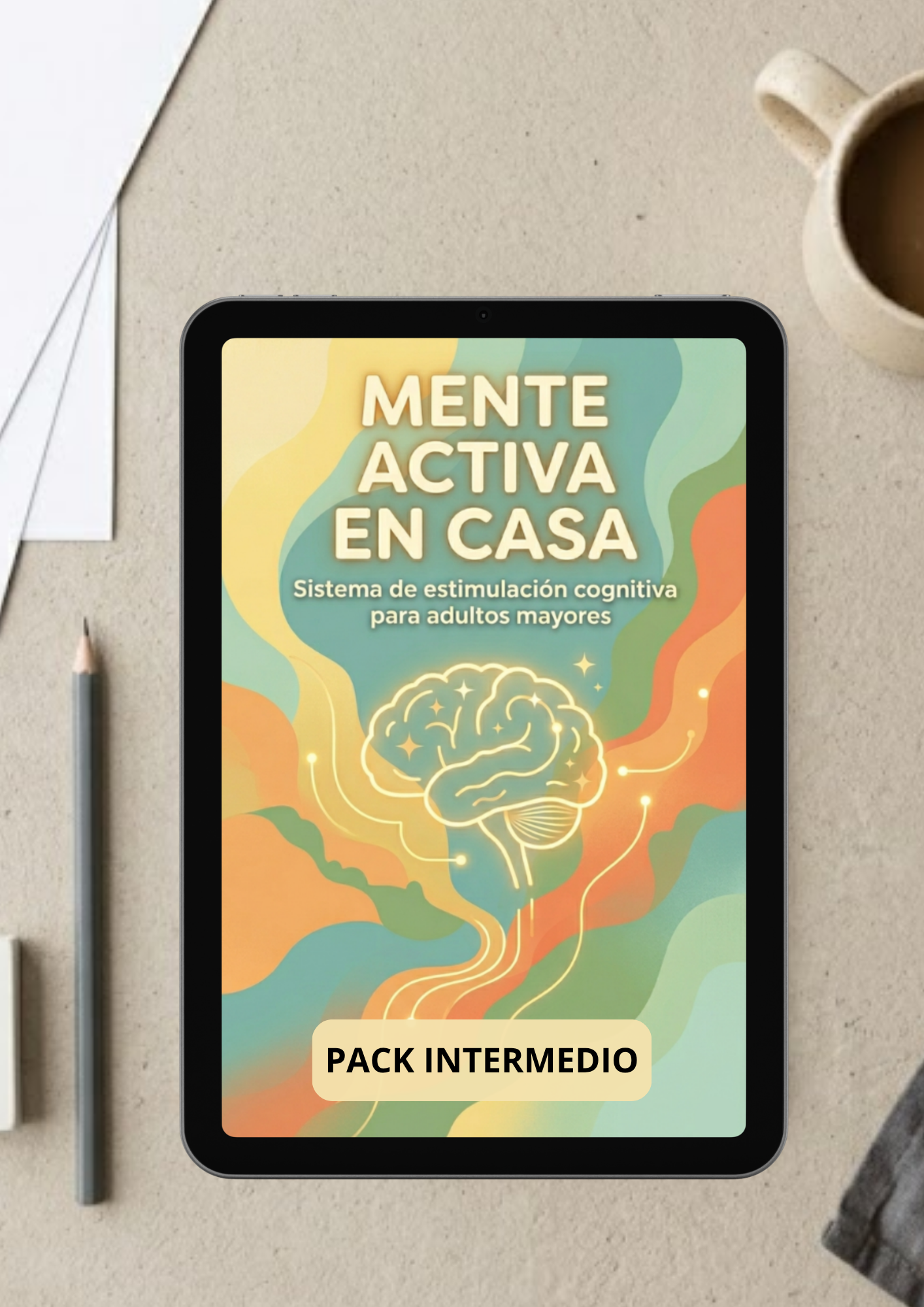 PACK INTERMEDIO: Sistema de estimulación cognitiva para adultos mayores