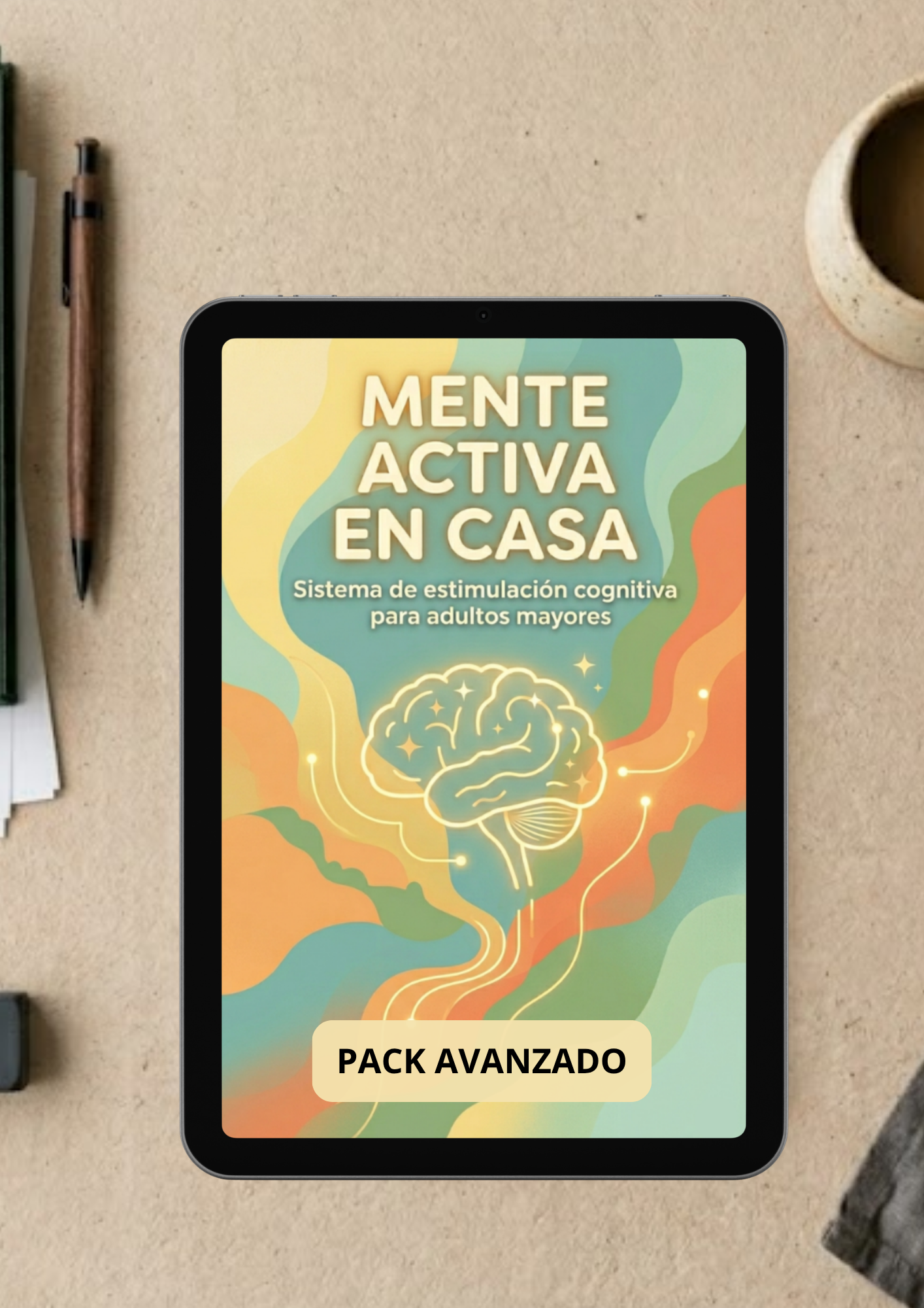 PACK AVANZADO: Sistema de estimulación cognitiva para adultos mayores