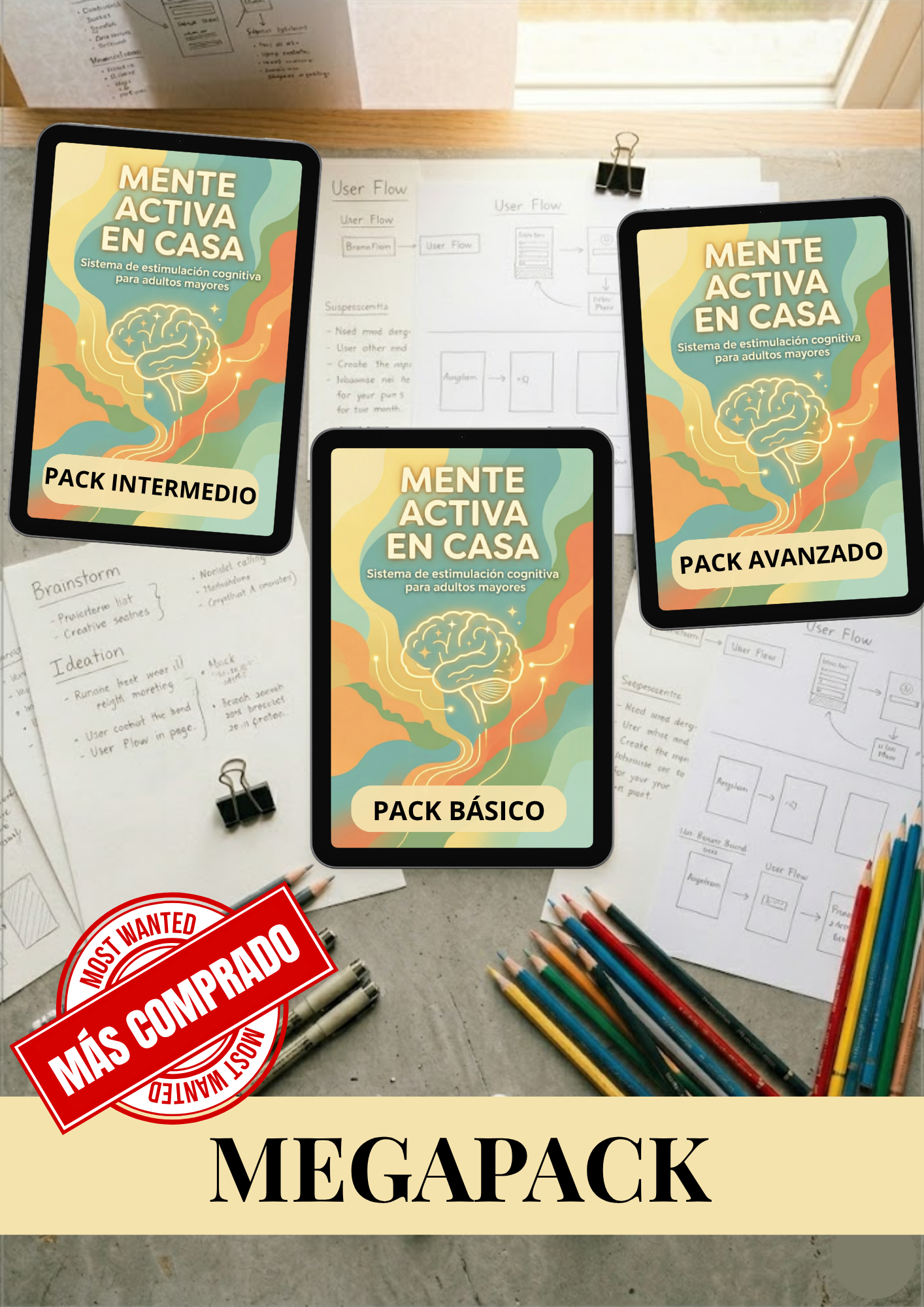 MEGAPACK: Sistema de estimulación cognitiva para adultos mayores