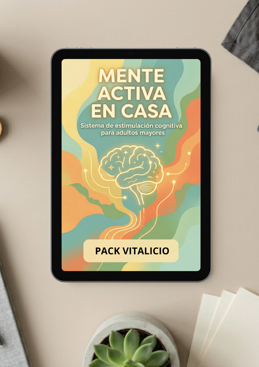 PACK VITALICIO: Ejercicios cognitivos nuevos cada semana